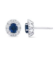 Orecchini Gazzola Gioielli Donna ColoreContorno5x4 in Oro bianco Zaffiro 0.90 Ct CSEAQT6889S-NG - CSEAQT6889S-NG